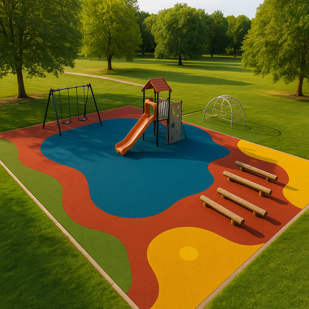 EPDM kids play area